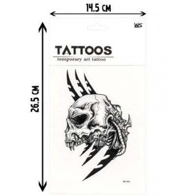 Татуировка-наклейка"Современное искусство-4" (26,5х14,5)(12шт.) ( Арт. ТА-2413) кратно 12